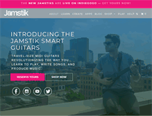 Tablet Screenshot of jamstik.com